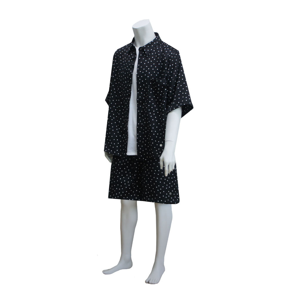 25SS DOTS BIG POCKET SHIRTS (BLACK)