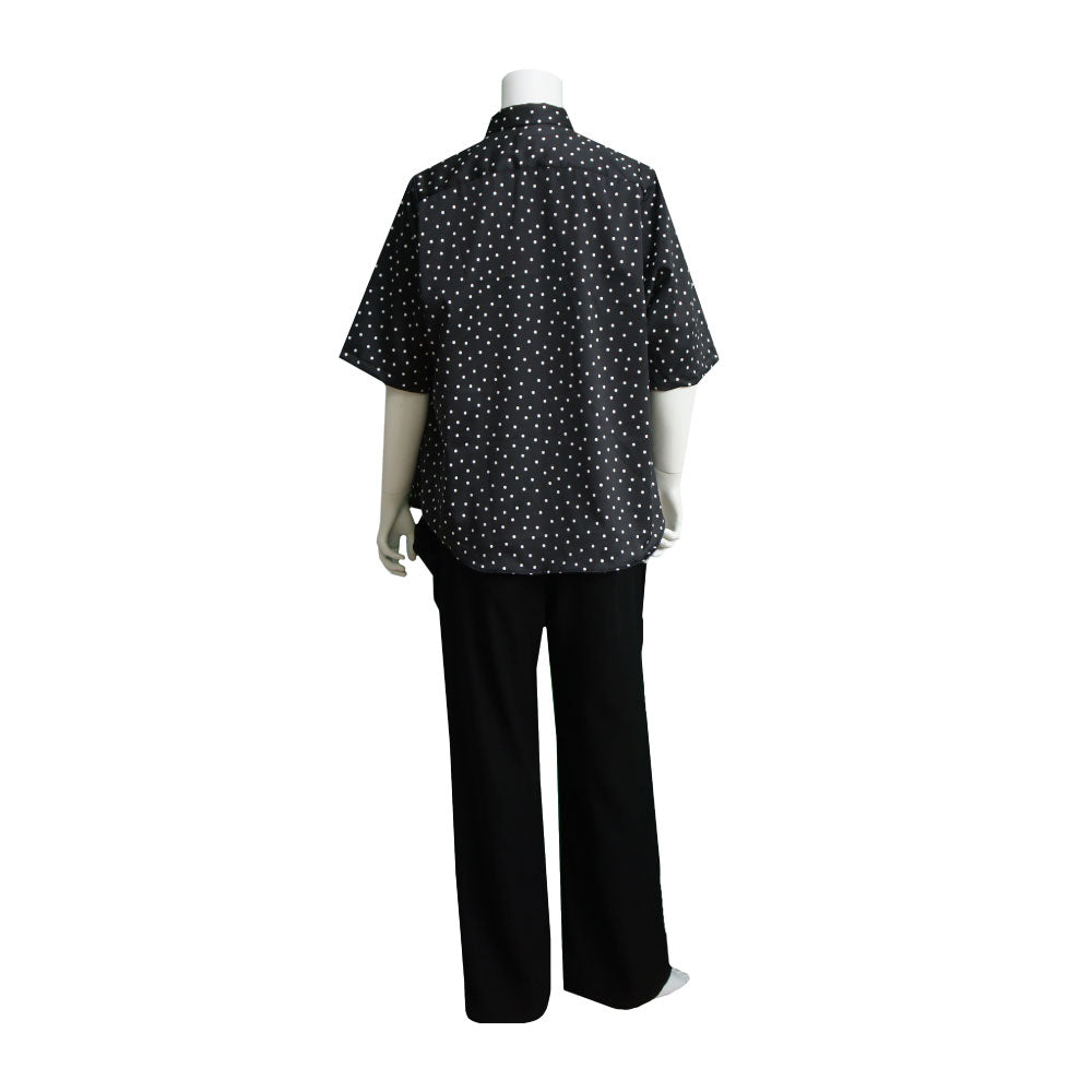 25SS DOTS BIG POCKET SHIRTS (BLACK)
