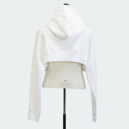 21AW SHORT HOODIE (white)