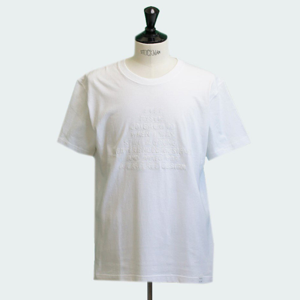 22SS CONCEPT T-SHIRTS FRONT EMB. (WHITE/WHITE)