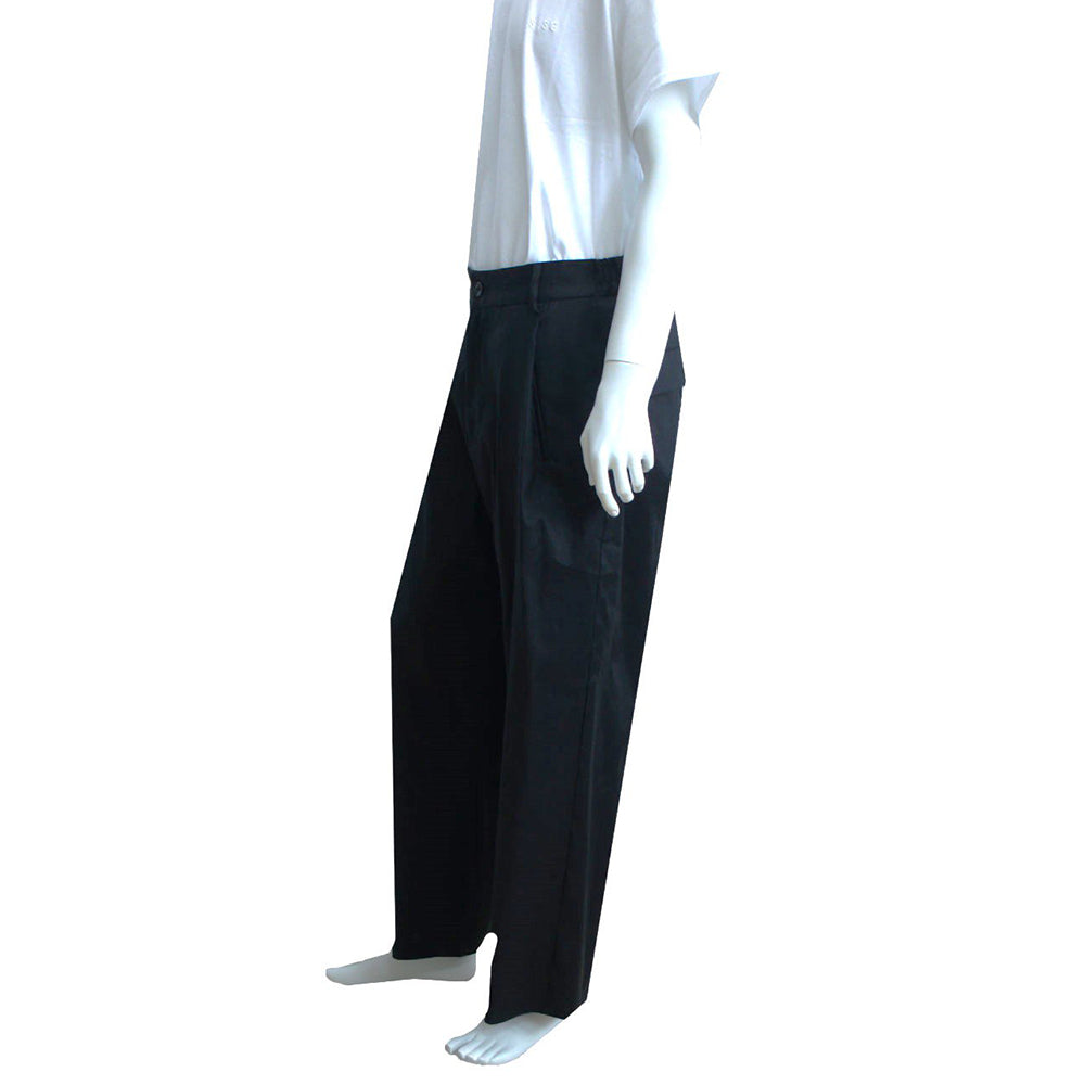 WIDE STRAIGHT PANTS LINEN