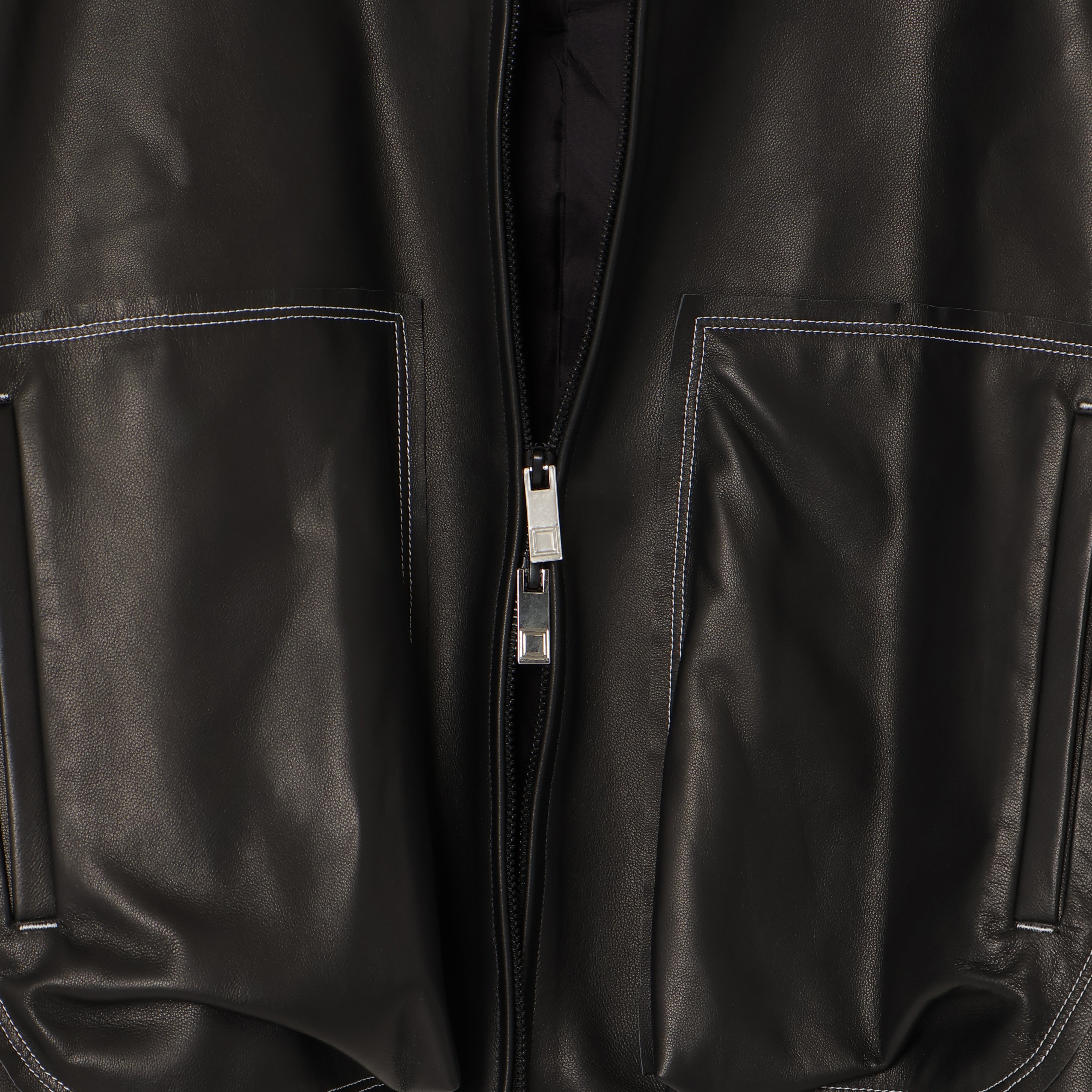 26SS LAMB LEATHER BLOUSON (BLACK)