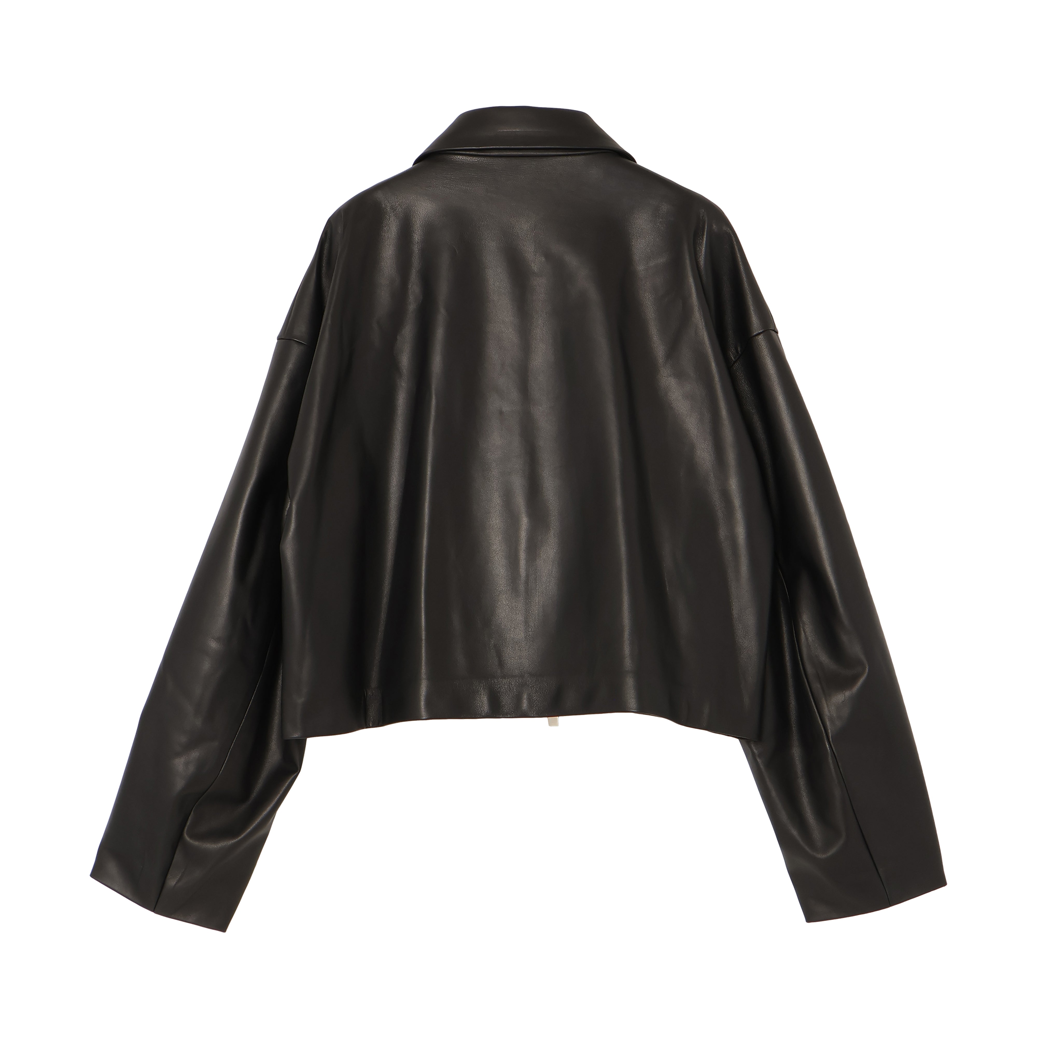 26SS LAMB LEATHER BLOUSON (BLACK)