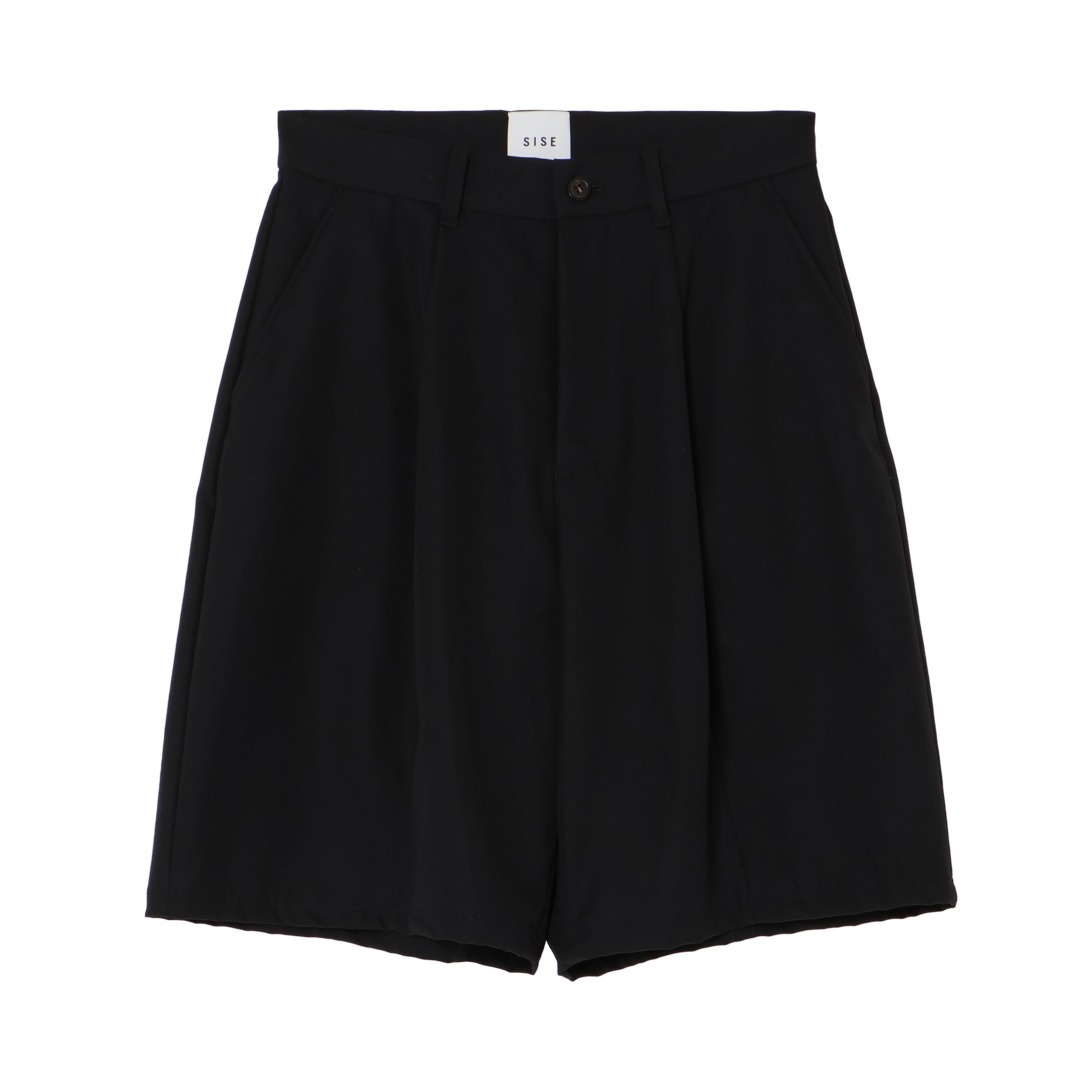 26SS WOOL BARREL HALF PANTS (INDIGO)