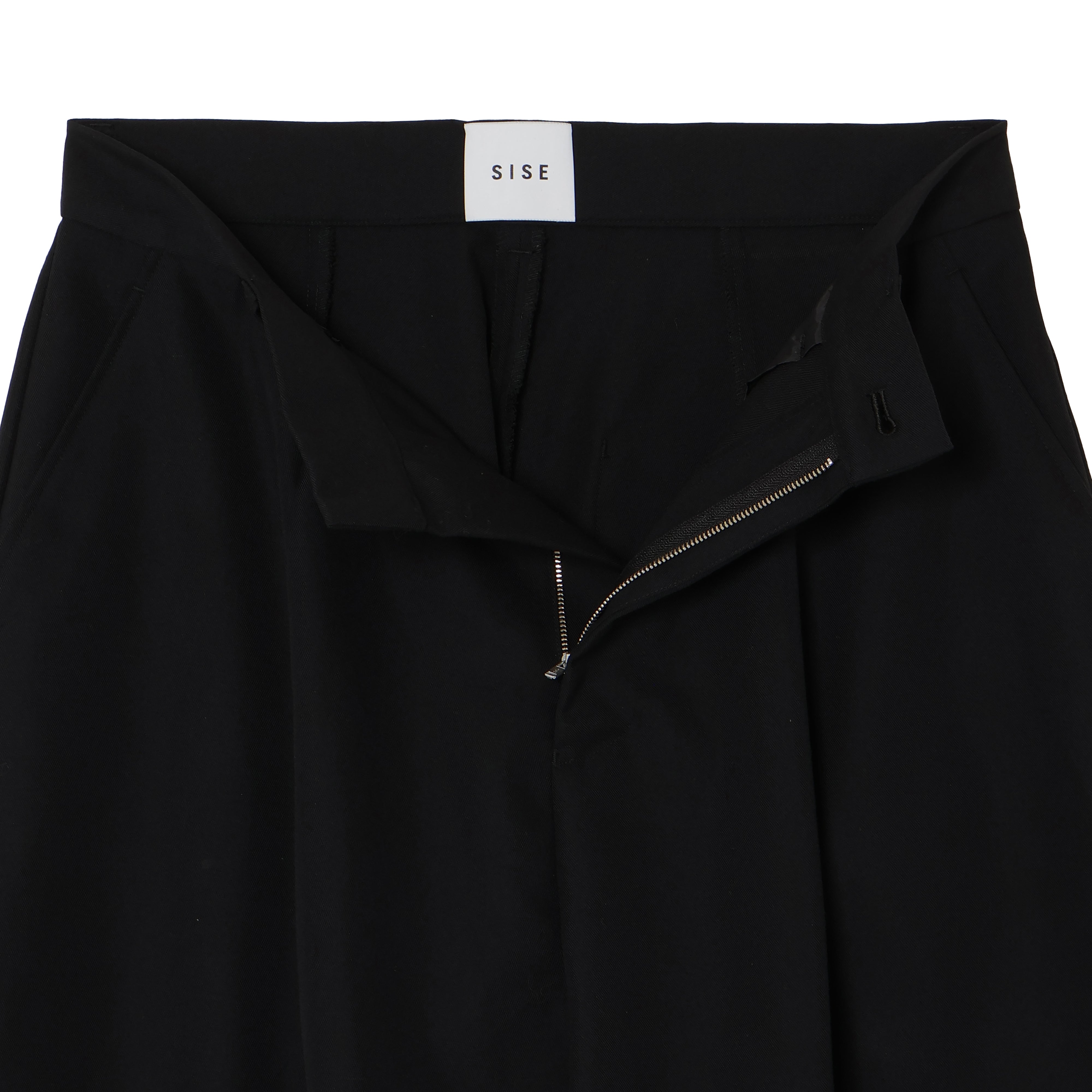 26SS WOOL BARREL HALF PANTS (INDIGO)