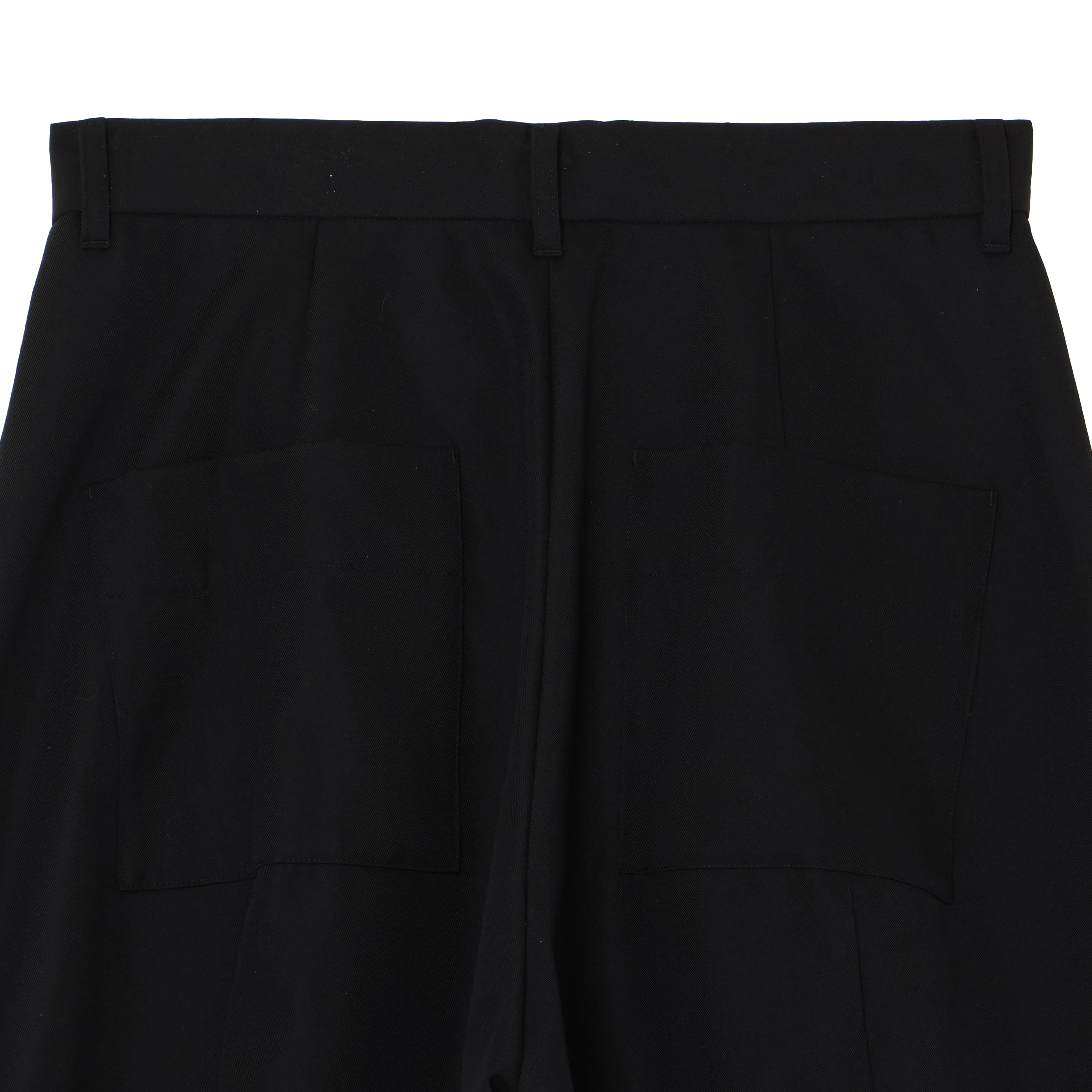 26SS WOOL BARREL HALF PANTS (INDIGO)