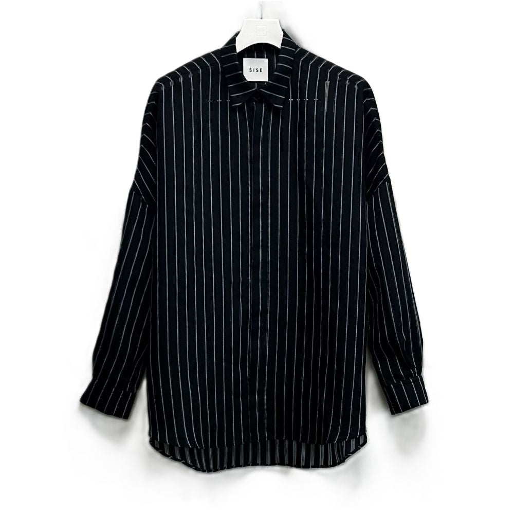26SS BALLOON SHIRTS (BLACK/BLUE)