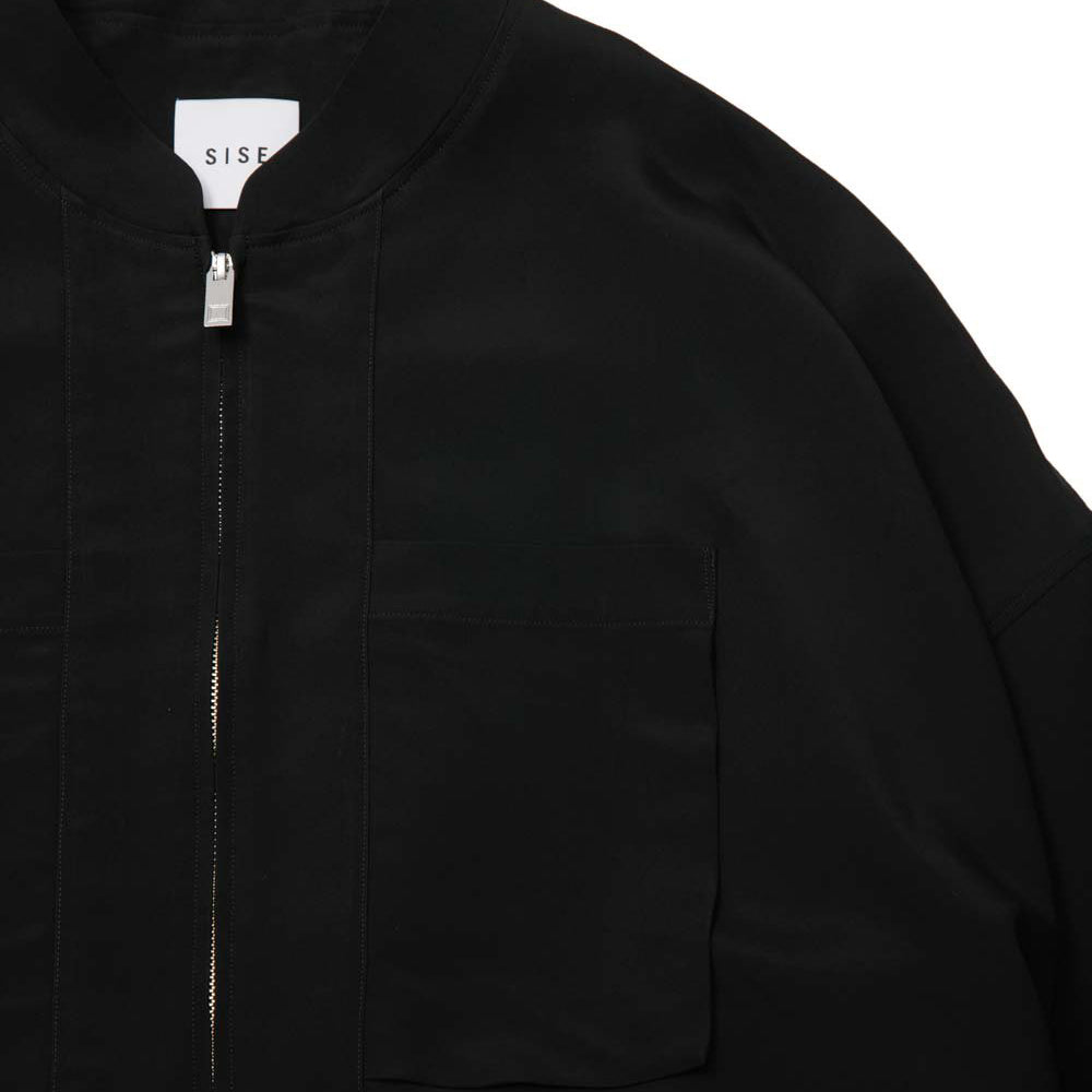 23ss_NEW BALLOON BLOUSON (black) – SISE SHOP