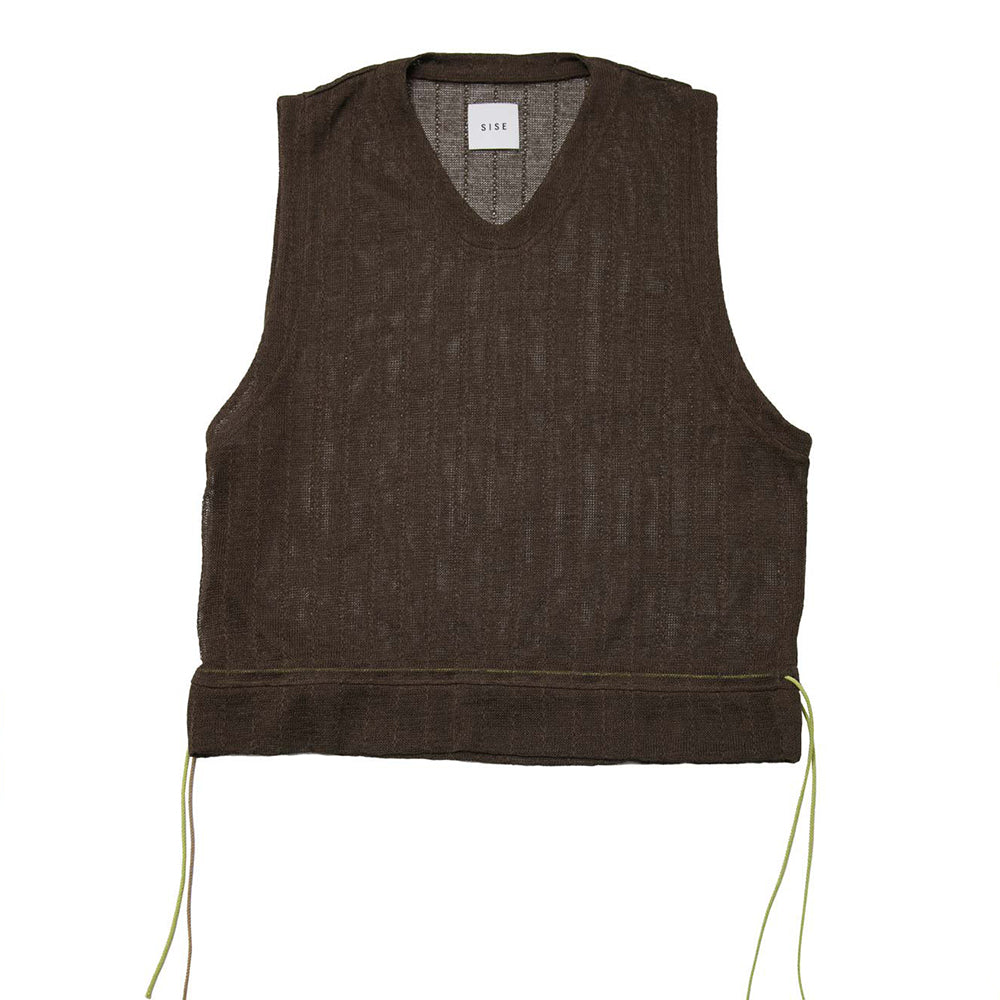 フルオーダー 最終値下げ SISE 23SS VEST KNIT (KHAKI ) | tatihome.com