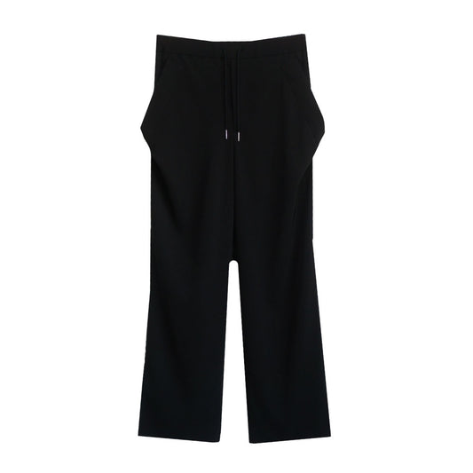 25SS WIDE DROP POCKET PANTS (TWILL TWIMY)BLACK