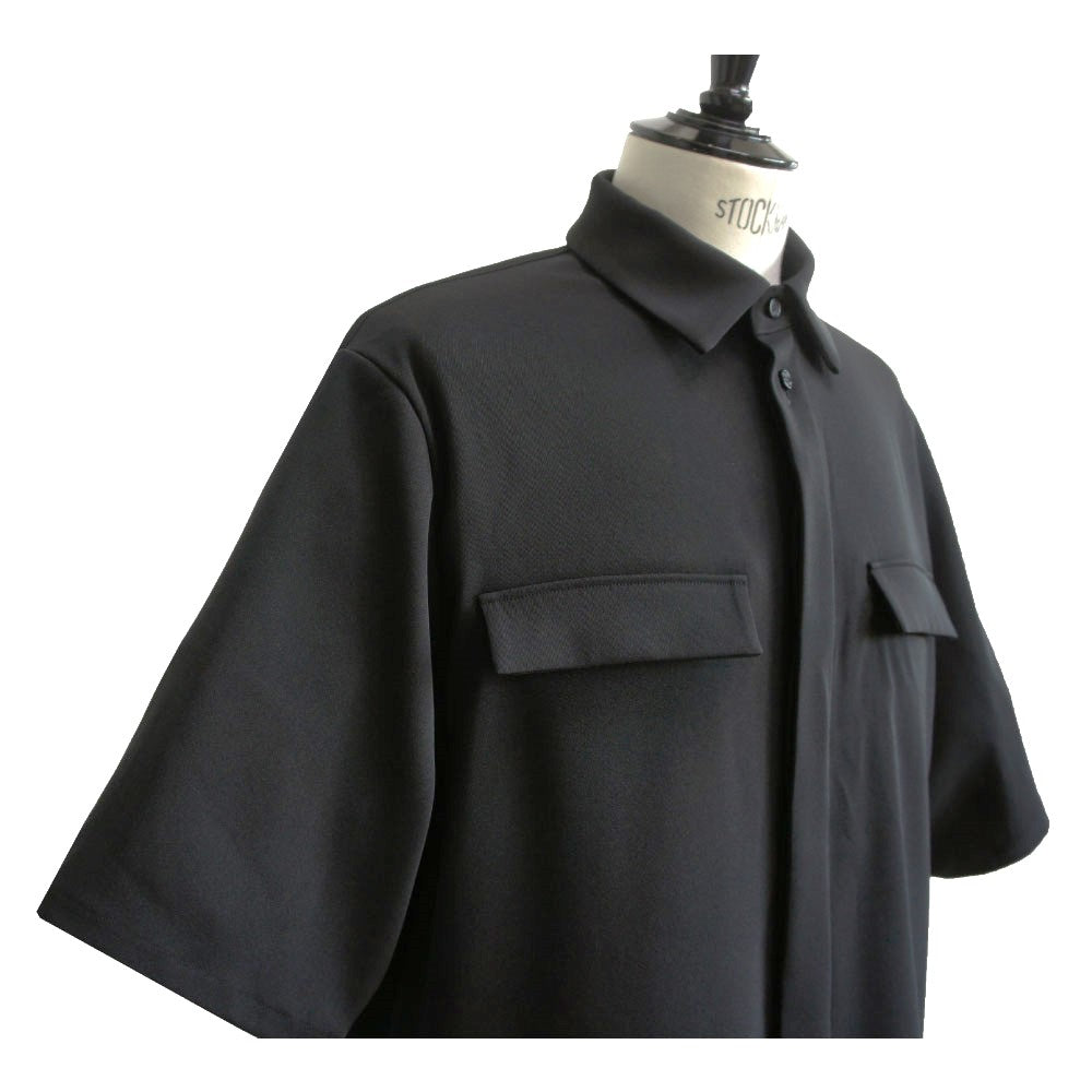 25SS  TWILL W_POCKET WHIRTS (TWILL TWIMY)BLACK