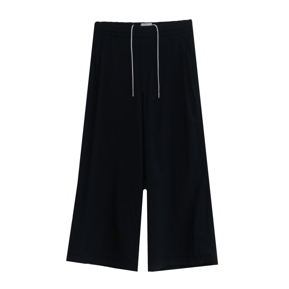 24AW SUPER WIDE GATHER PANTS FAB_NO.1 BLACK