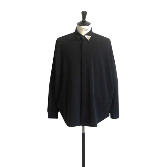 24AW TWILL BALLOON SHIRTS  BLACK