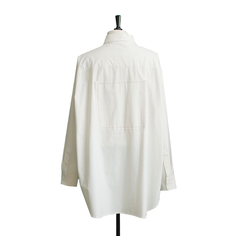 24AW MIDDLE BALLOON SHIRTS WHITE