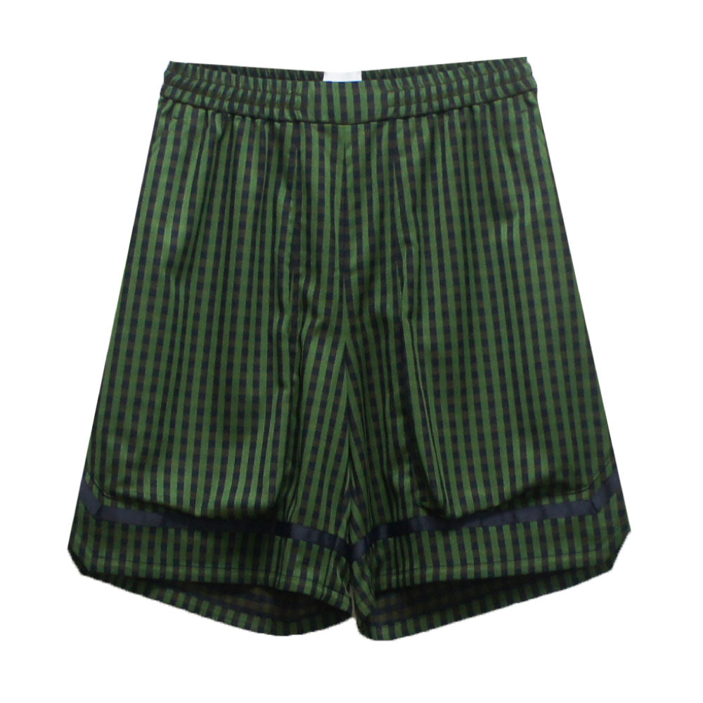 24SS  STRIPE HARF PANTS(GREEN STRIPE)