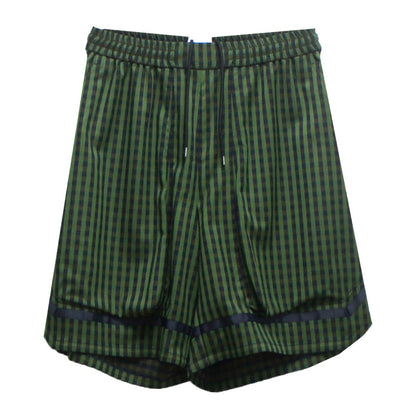 24SS  STRIPE HARF PANTS(GREEN STRIPE)