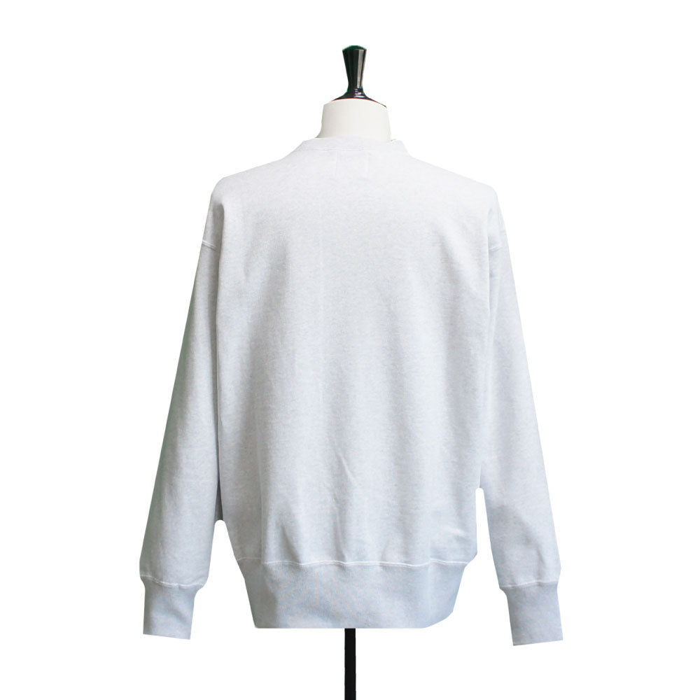 24AW CREW SWEAT WHITE HEATHER