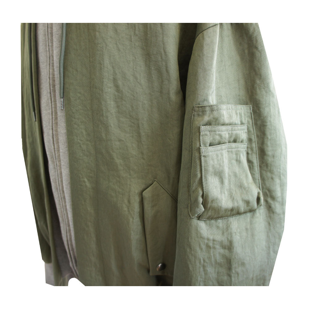 【WEB限定カラー】2023 AW HOODIE MA-01 BLOUSON (KHAKI)