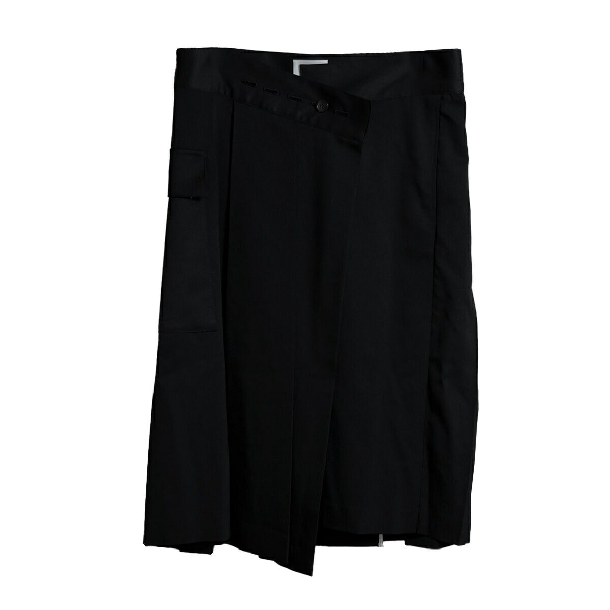22AW WRAP SKIRT (BLACK)